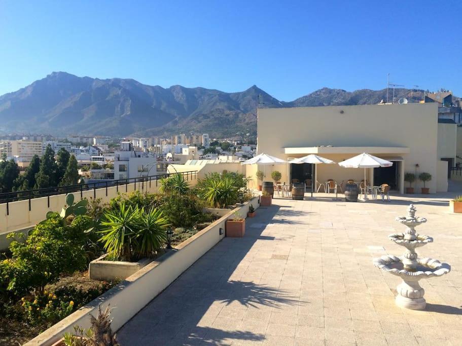 First Line Beach Studio/center/5p! Marbella